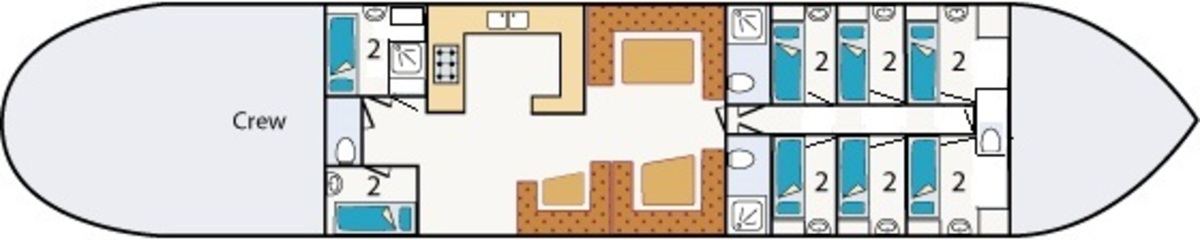 Plattegrond Zeilschip - La-Boheme