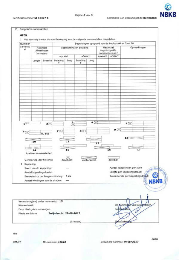 Fortuna - CBB algemeen veiligheid certificaat 