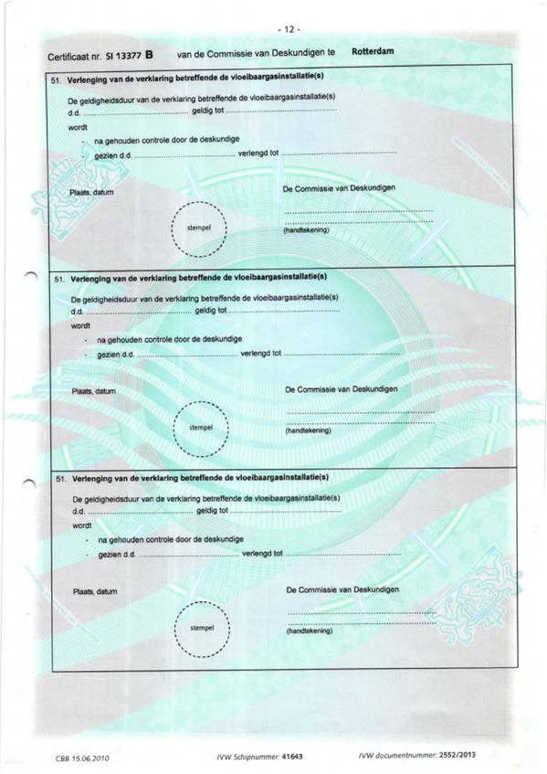 Fortuna - CBB algemeen veiligheid certificaat 