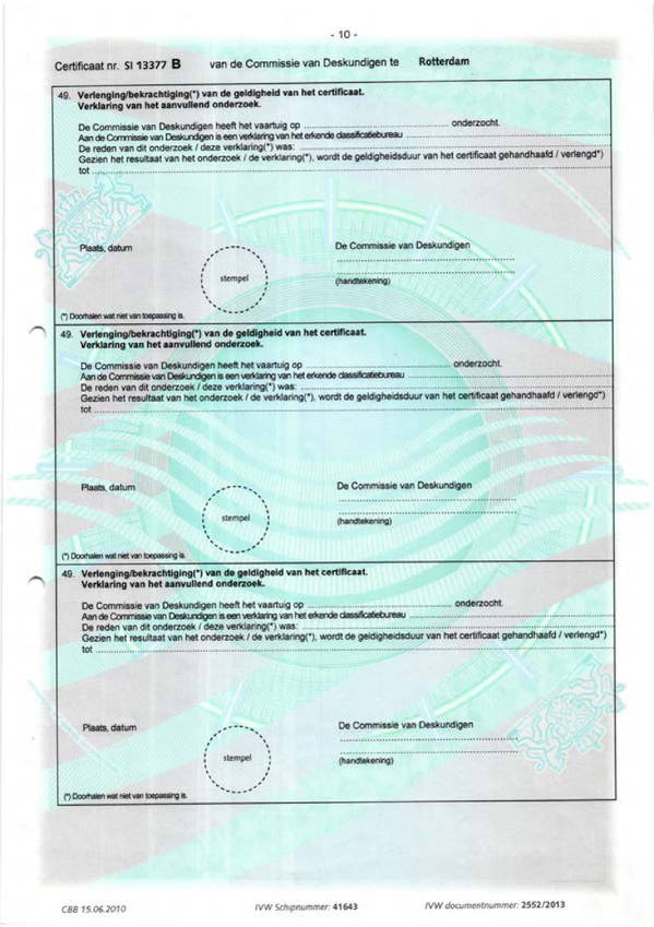 Fortuna - CBB algemeen veiligheid certificaat 