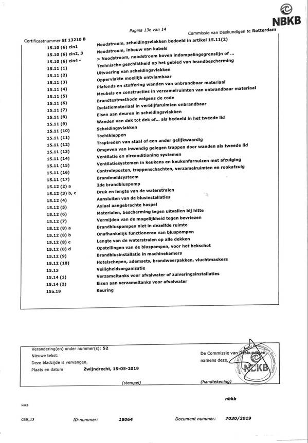 Poolster - CBB algemeen veiligheid certificaat 