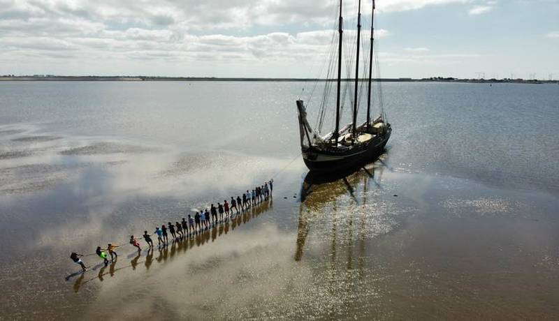 Vlieland - Meezeilen