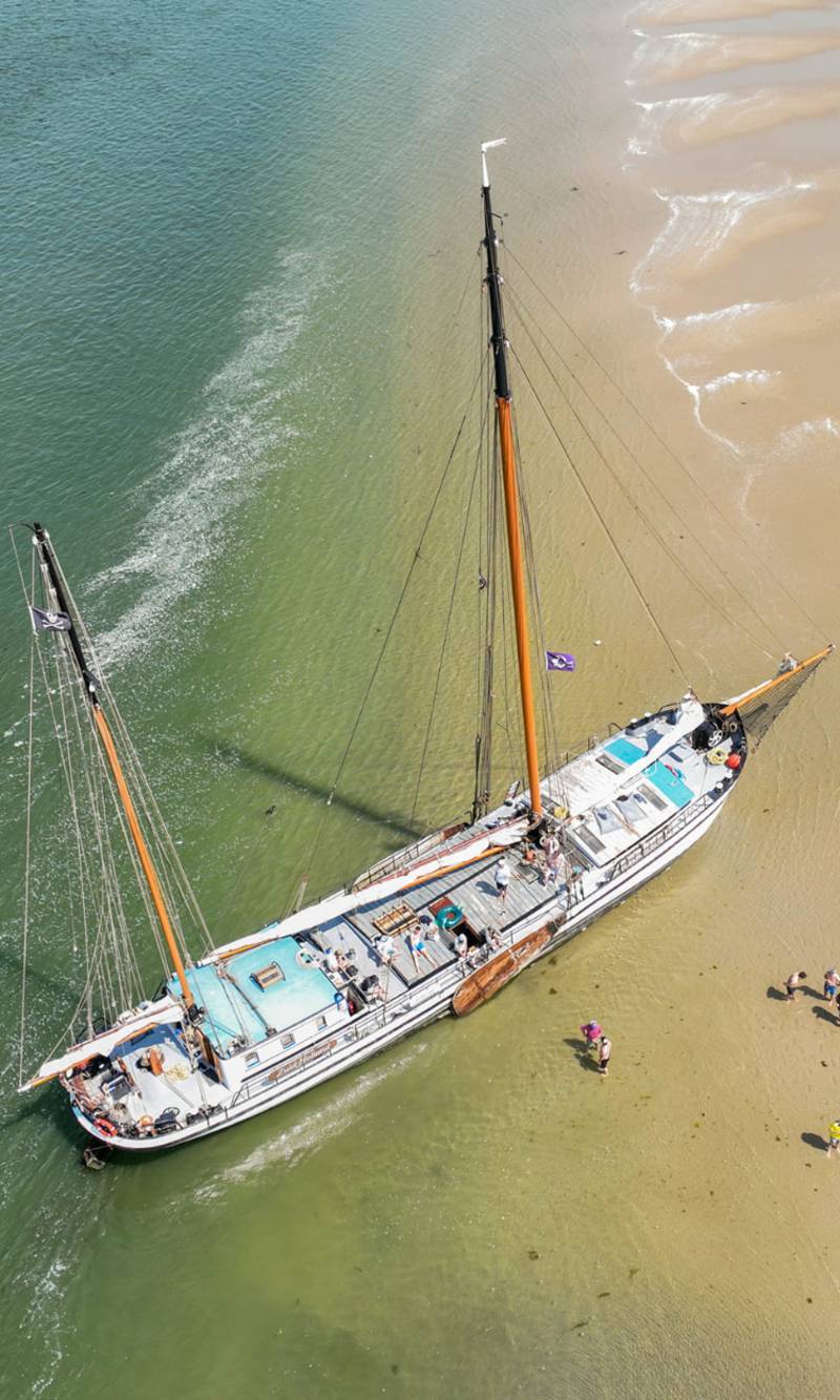Waddenzee - Zeilen en droogvallen op het wad: een onvergetelijke ervaring