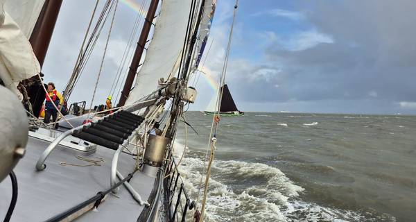 Zeilblog - De Slag in de Rondte 2025: De Welvaart trotseert wind en redt een onverwachte passagier