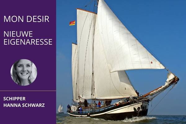 Zeilblog - Mon Desir zet koers met een nieuwe eigenaresse