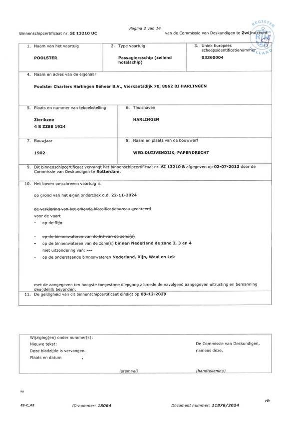 Poolster - CBB algemeen veiligheid certificaat 