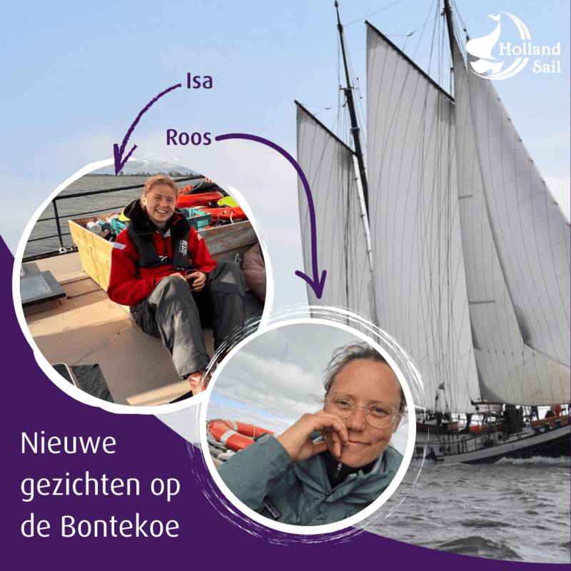 Zeilblog - Nieuwe gezichten op het voordek van de Bontekoe
